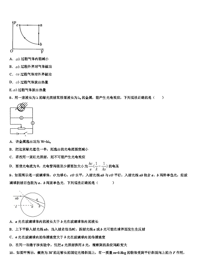 2026届山东省济南市回民中学高考冲刺押题（最后一卷）物理试卷含解析第3页