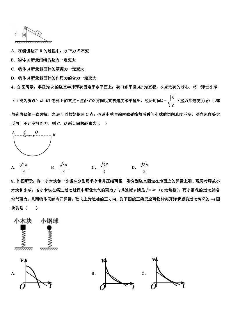 2026届山东省德州市齐河县一中高考冲刺物理模拟试题含解析第2页