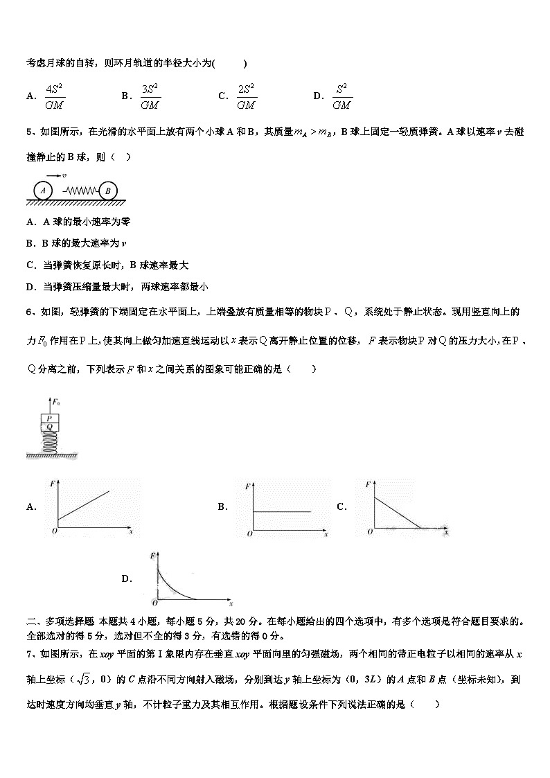 2026届山东省东营市高考冲刺物理模拟试题含解析第2页