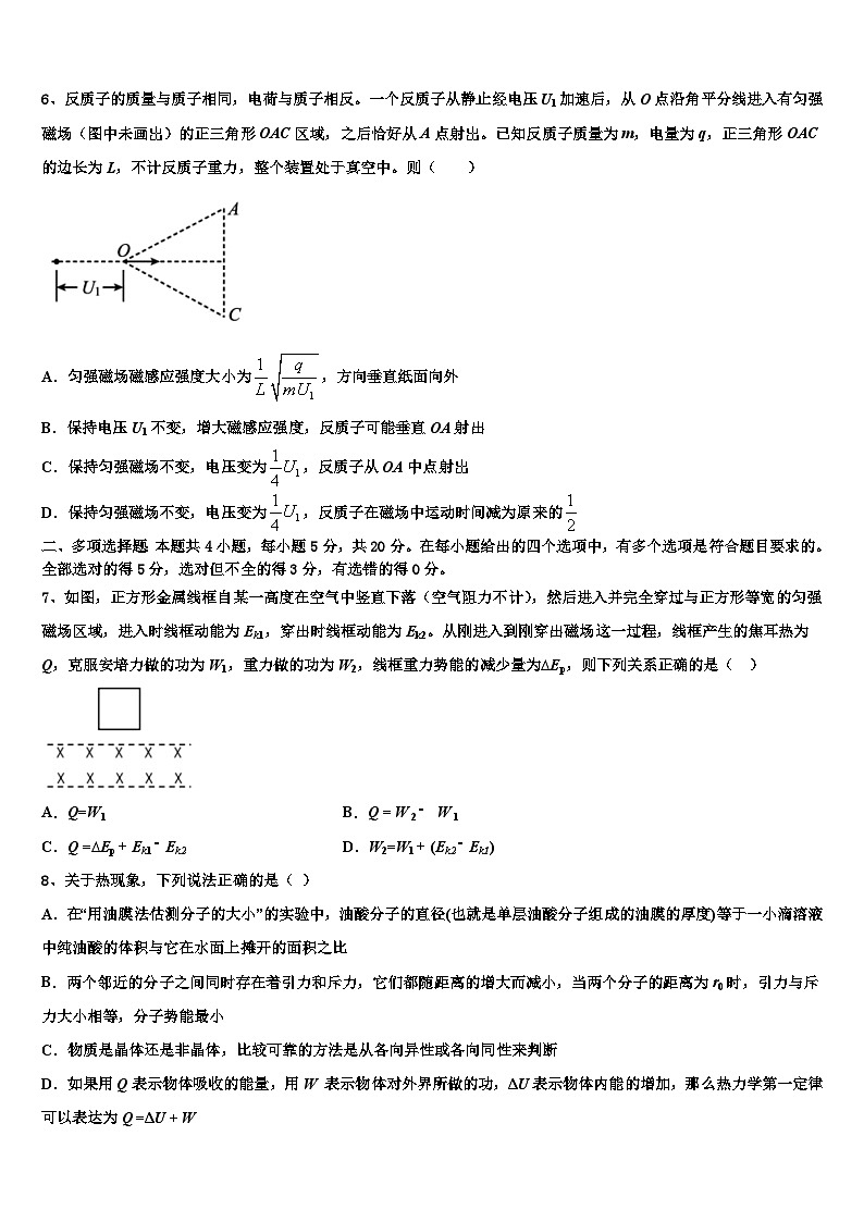 2026届山东省临沂市普通高中高考冲刺模拟物理试题含解析第3页
