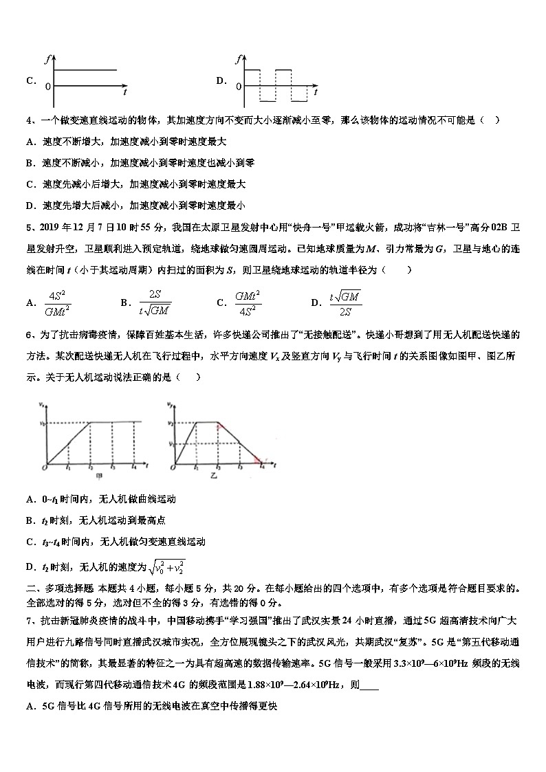 2026届山东省临沂市沂水县高考全国统考预测密卷物理试卷含解析第2页