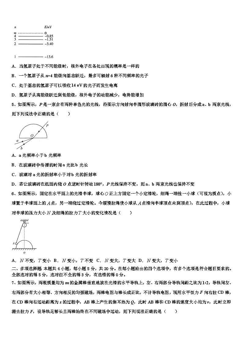 2026届山东省梁山县第一中学高考物理倒计时模拟卷含解析第2页