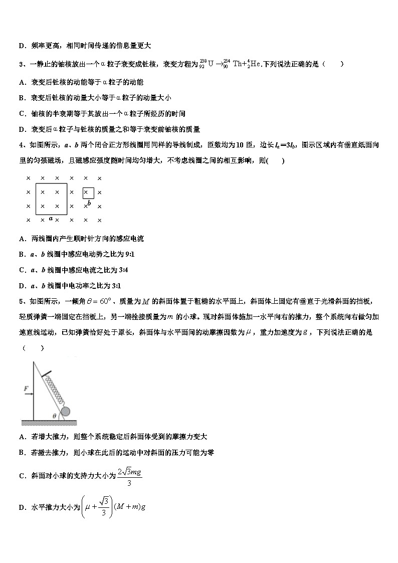 2026届山东省聊城市名校高考物理倒计时模拟卷含解析第2页