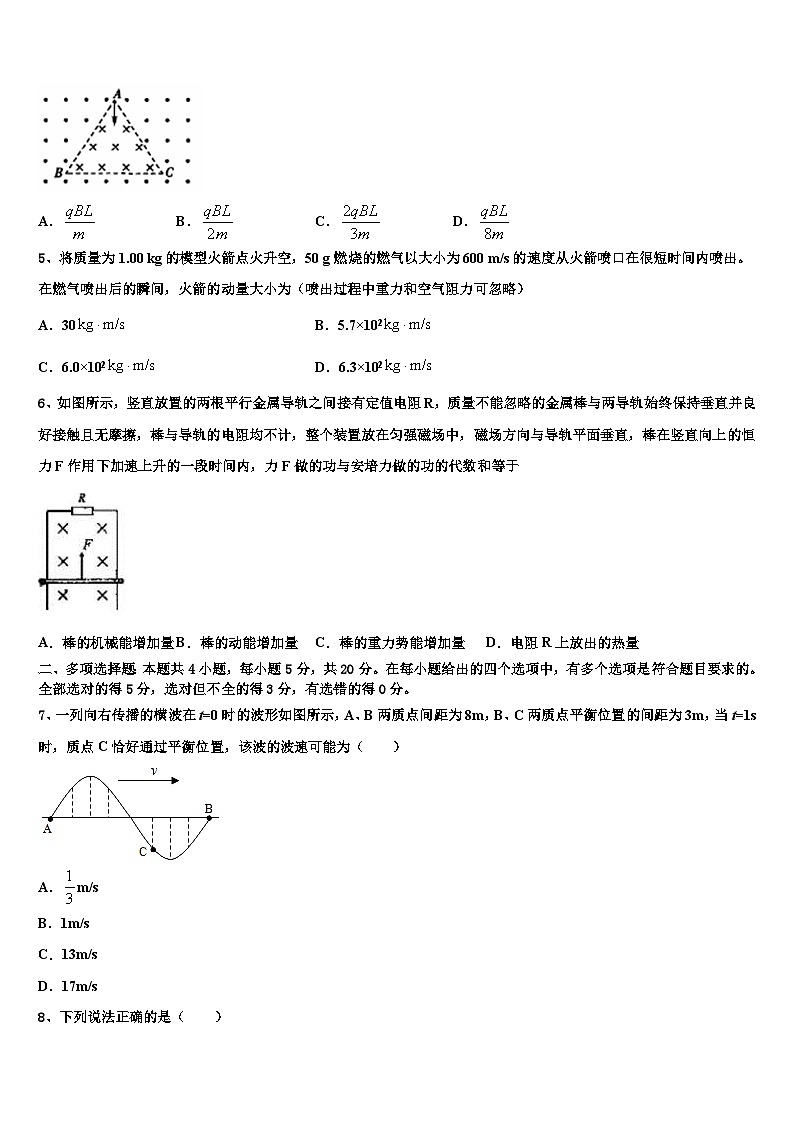 2026届山东省聊城市重点中学高三二诊模拟考试物理试卷含解析第2页