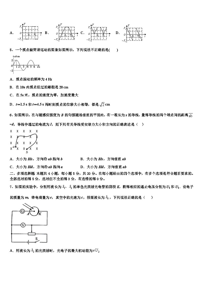 2026届山东省临沂市第三中学高三最后一模物理试题含解析第2页