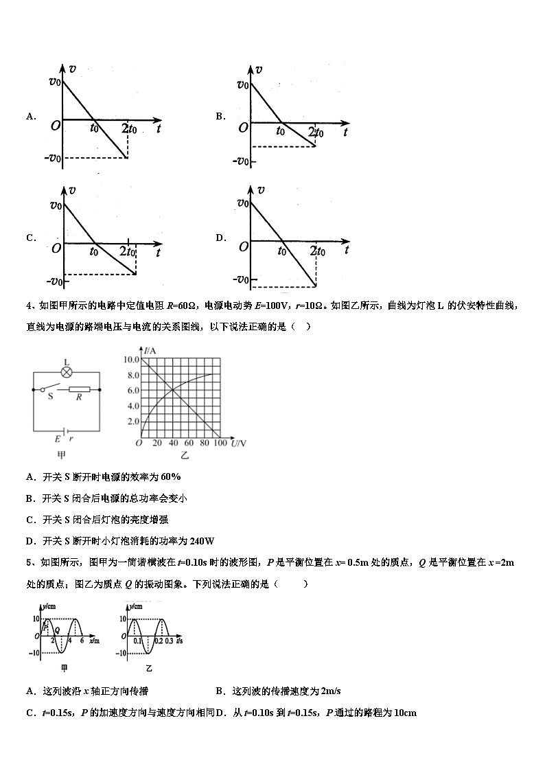2026届山东青岛市青岛二中高三第二次模拟考试物理试卷含解析第2页