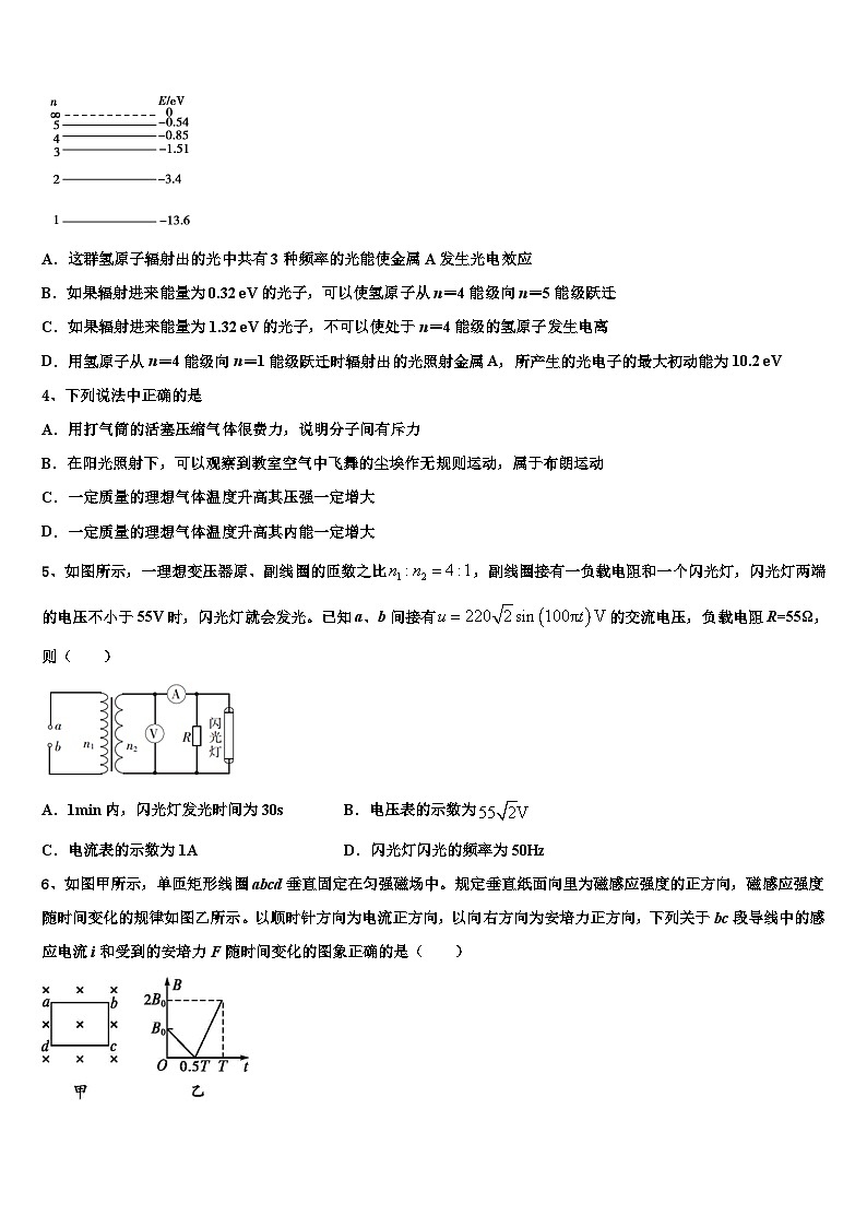 2026届山东德州市高三一诊考试物理试卷含解析第2页