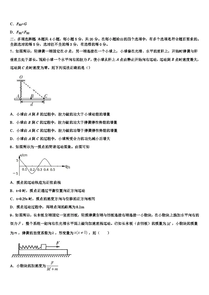 2026届全国100所名校高三3月份模拟考试物理试题含解析第3页