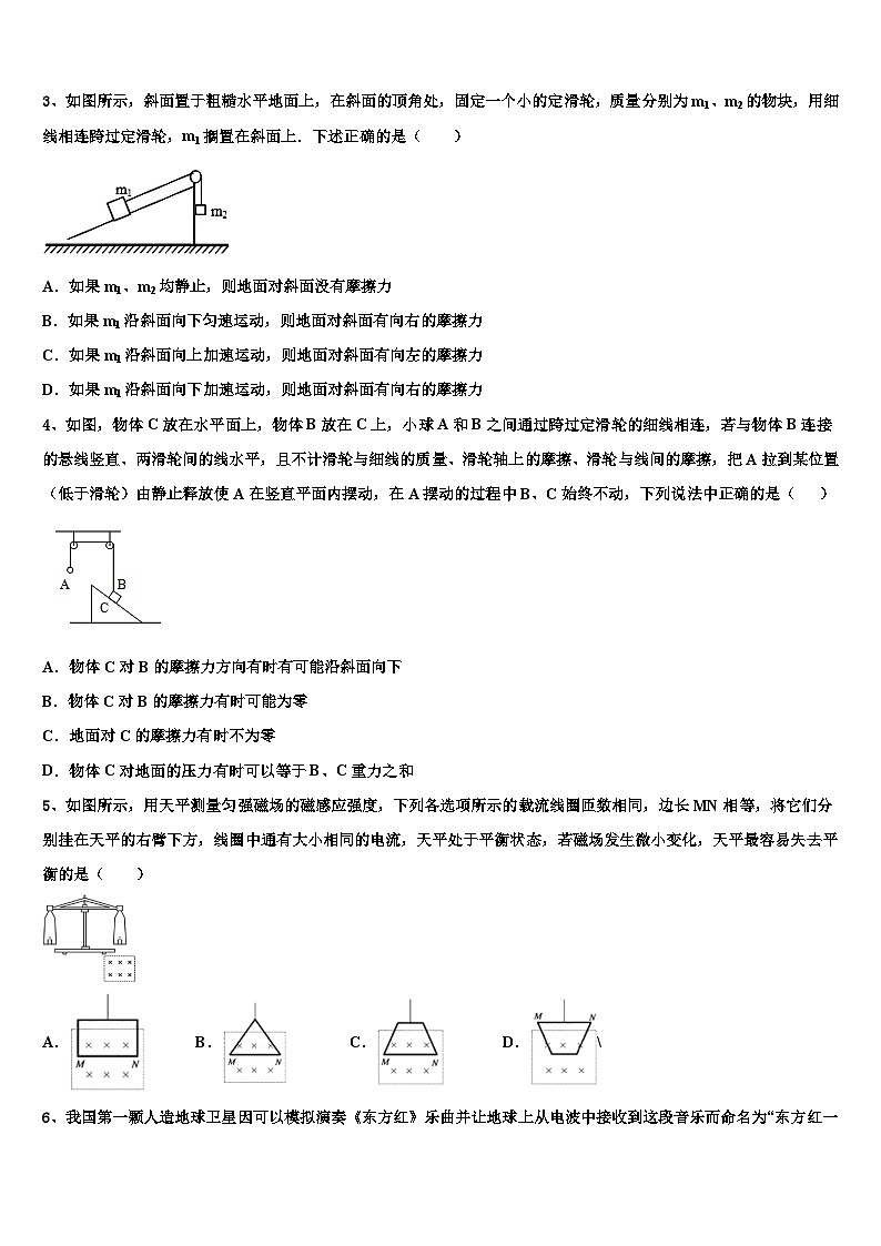 2026届青海省西宁市第十四中学高三第二次模拟考试物理试卷含解析第2页