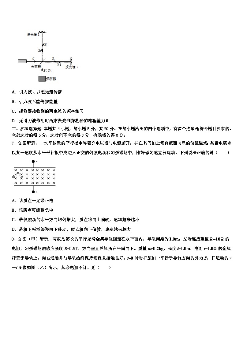 2026届日喀则市高三第六次模拟考试物理试卷含解析第3页