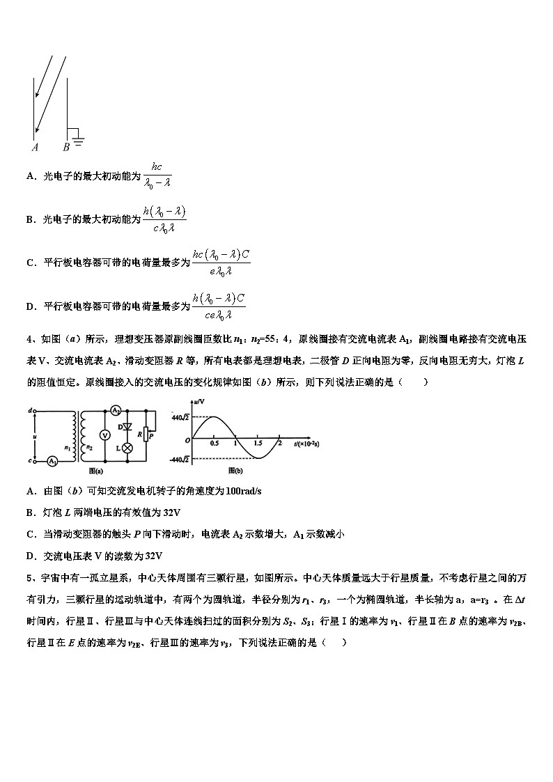 2026届青海省海南州高三适应性调研考试物理试题含解析第2页