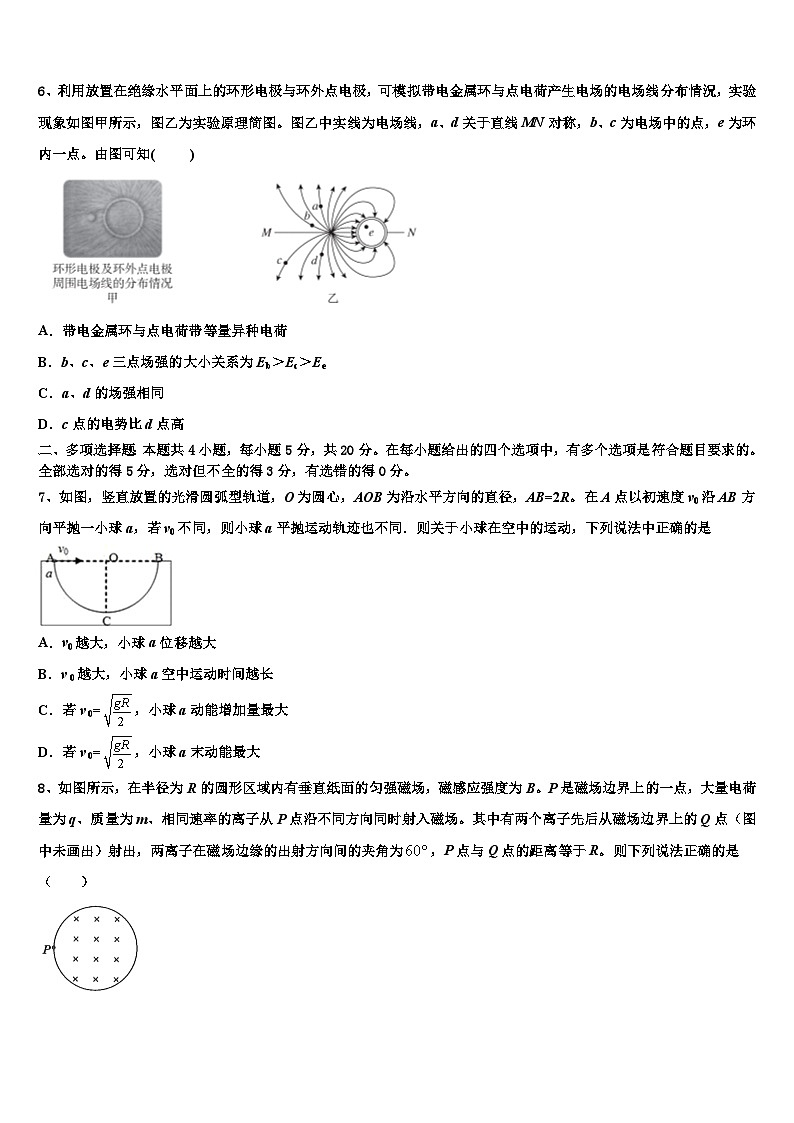 2026届青海省海东市平安区海东二中高三第一次调研测试物理试卷含解析第3页
