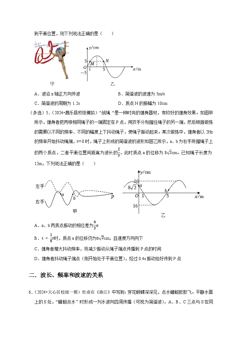专题12 机械波 光（原卷版）第3页