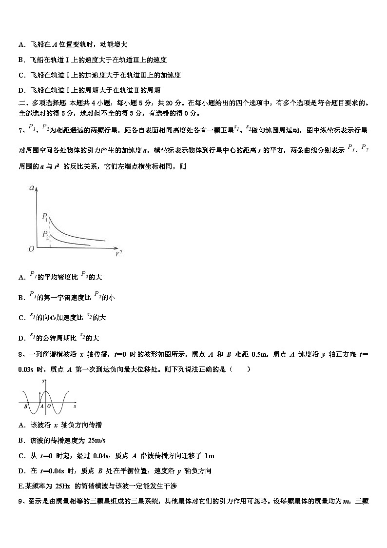 2026届山东省曲阜市第一中学高考考前提分物理仿真卷含解析第3页