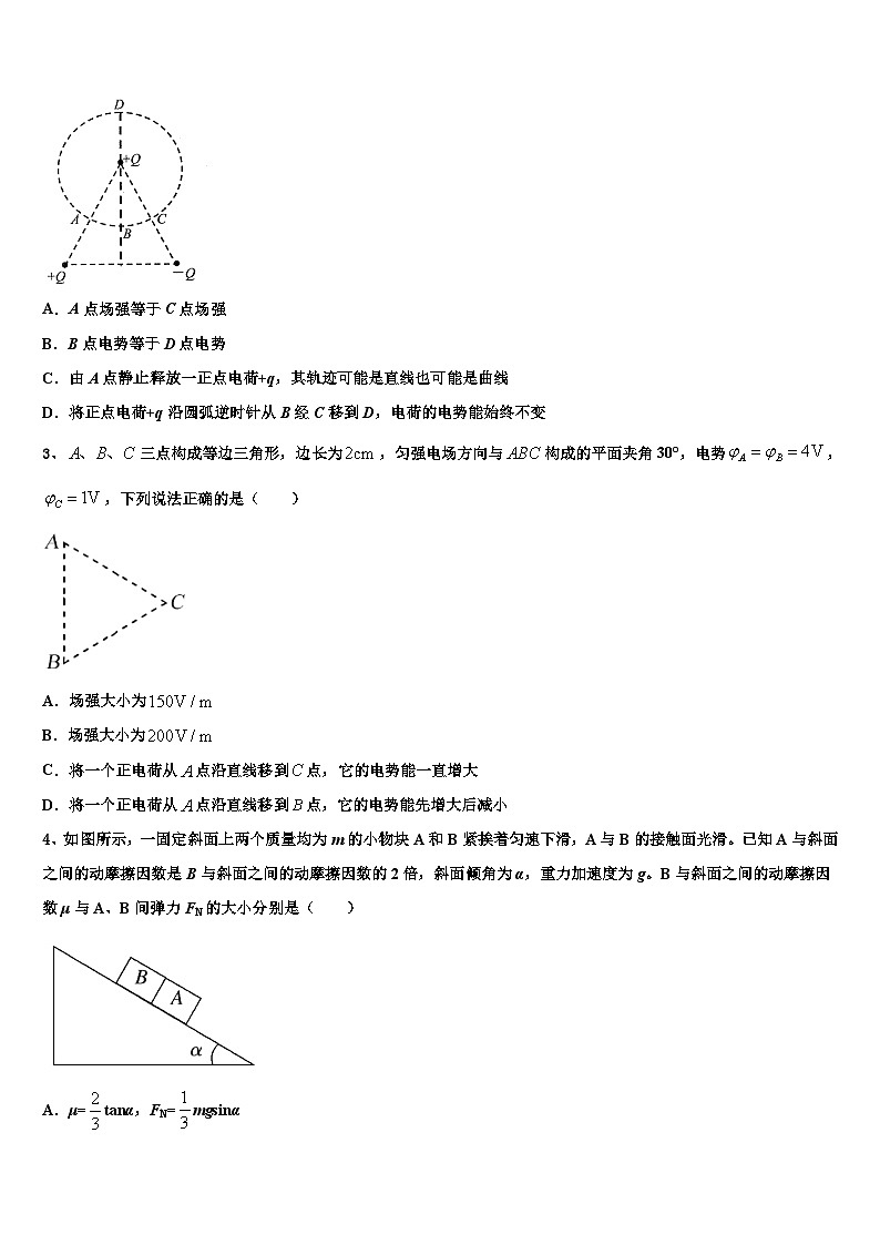 2026届山东省青州市高三下学期联合考试物理试题含解析第2页