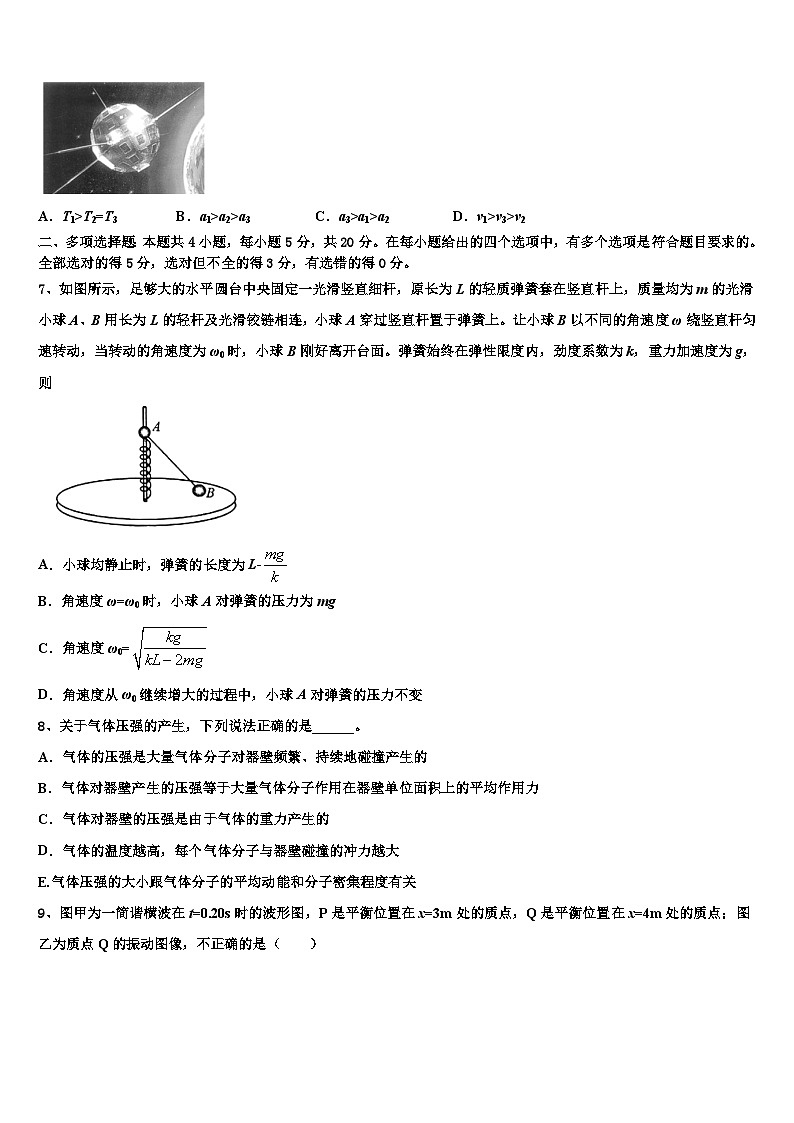 2026届山东省青州第一中学高三第六次模拟考试物理试卷含解析第3页