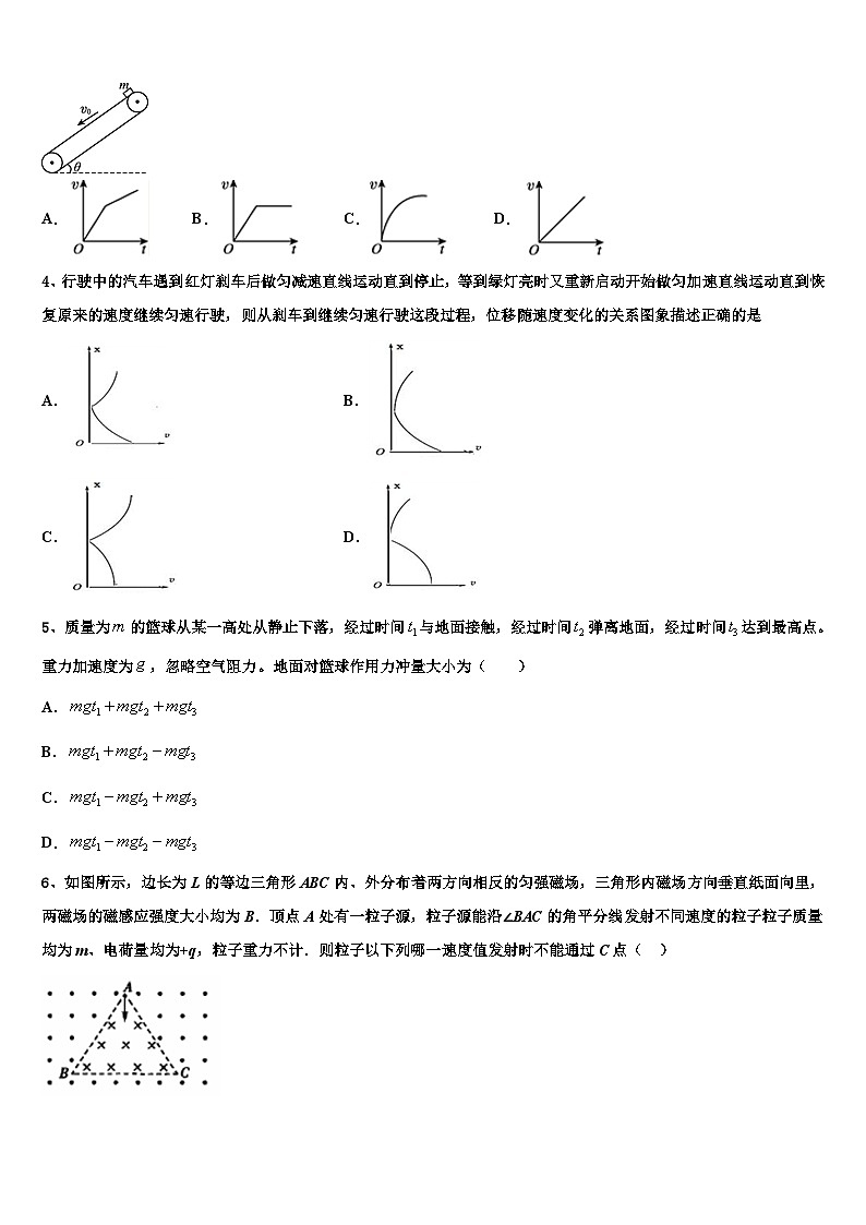 2026届山东省青岛即墨区高三第六次模拟考试物理试卷含解析第2页