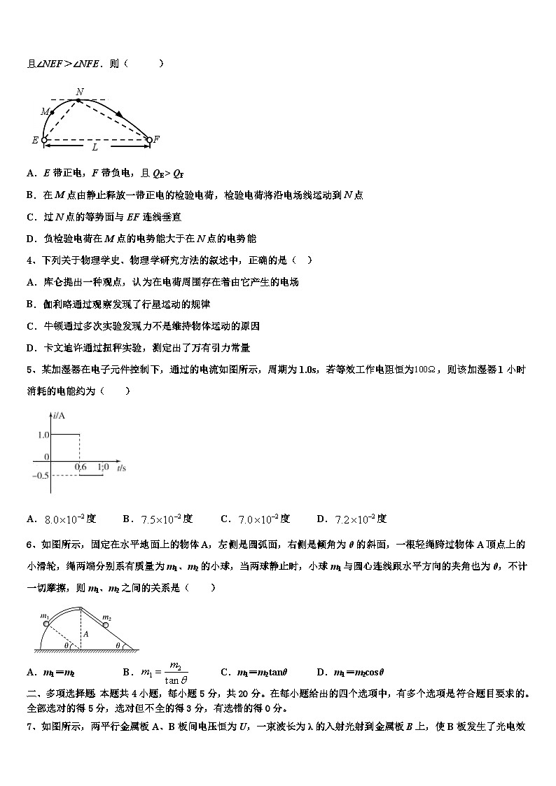 2026届山东省滕州实验中学高考适应性考试物理试卷含解析第2页