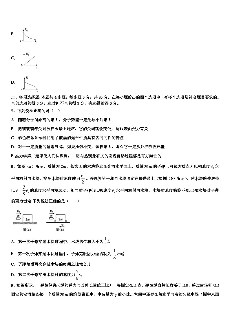 2026届山东省沂源县二中高三考前热身物理试卷含解析第3页