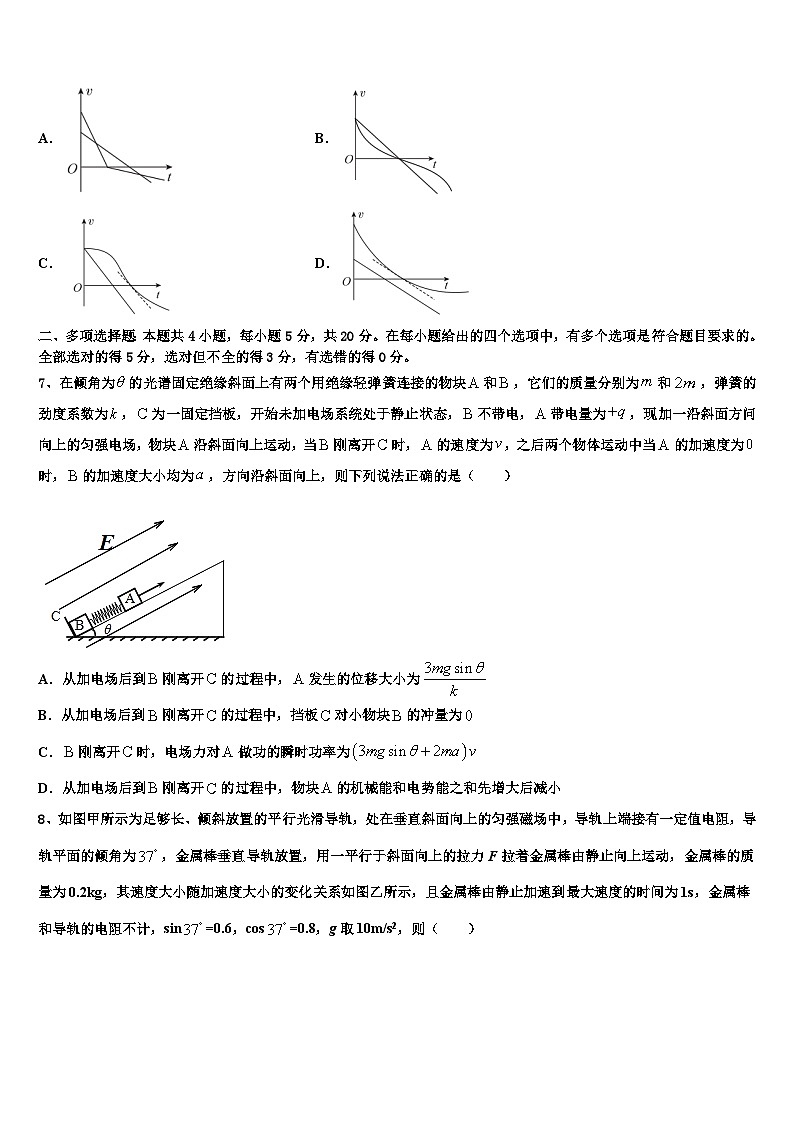 2026届山东省沂水县第二中学高三下学期联合考试物理试题含解析第3页