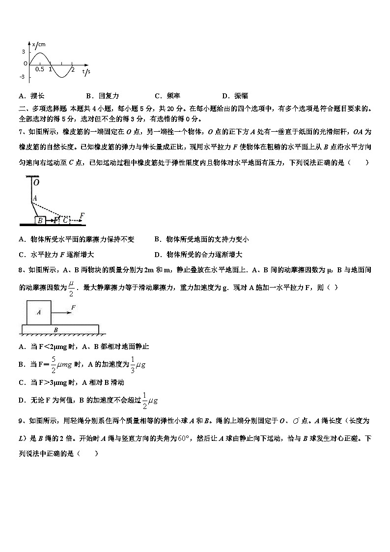 2026届山东省滕州市高三（最后冲刺）物理试卷含解析第3页