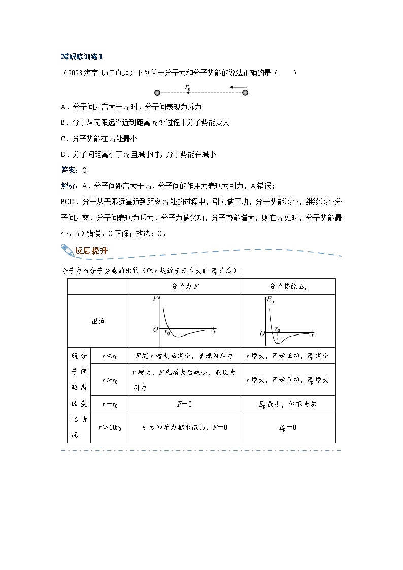 新高考物理二轮复习——分子动理论、固体、液体学案第2页