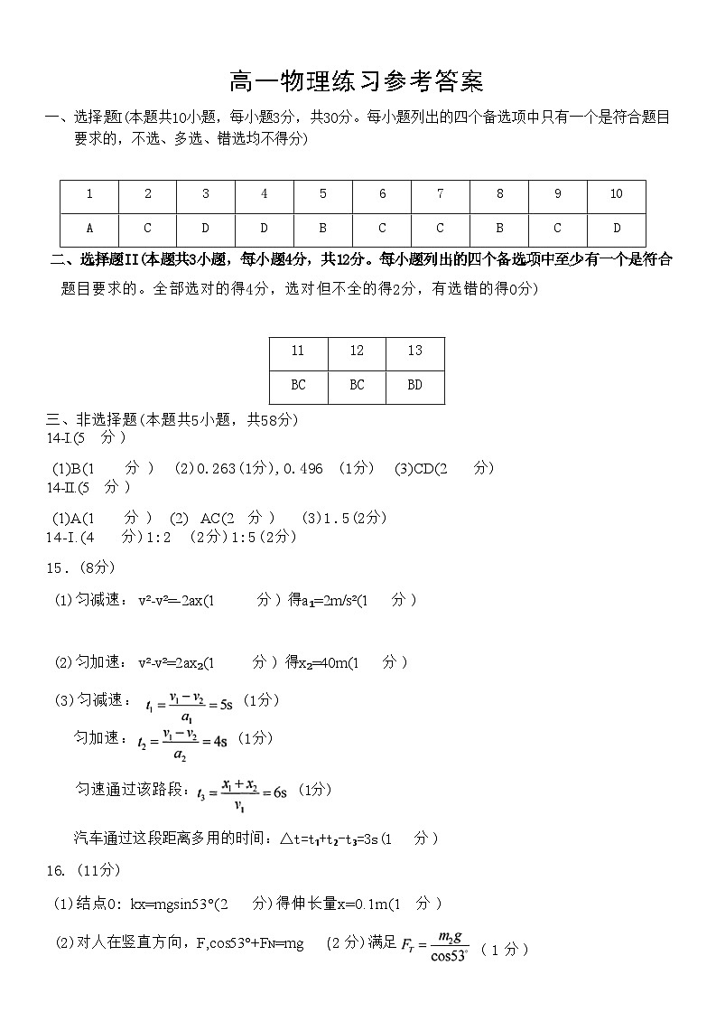 物理试题卷答案第1页