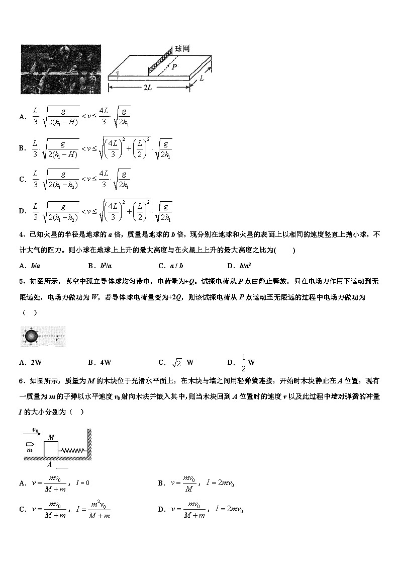 2026届山东省枣庄市滕州一中高考仿真卷物理试卷含解析第2页