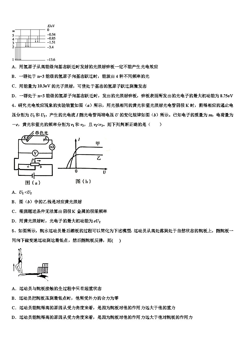 2026届山西省晋城一中高考临考冲刺物理试卷含解析第2页
