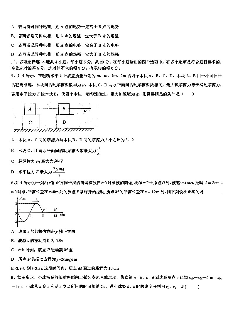 2026届山西省河津三中高考物理倒计时模拟卷含解析第3页