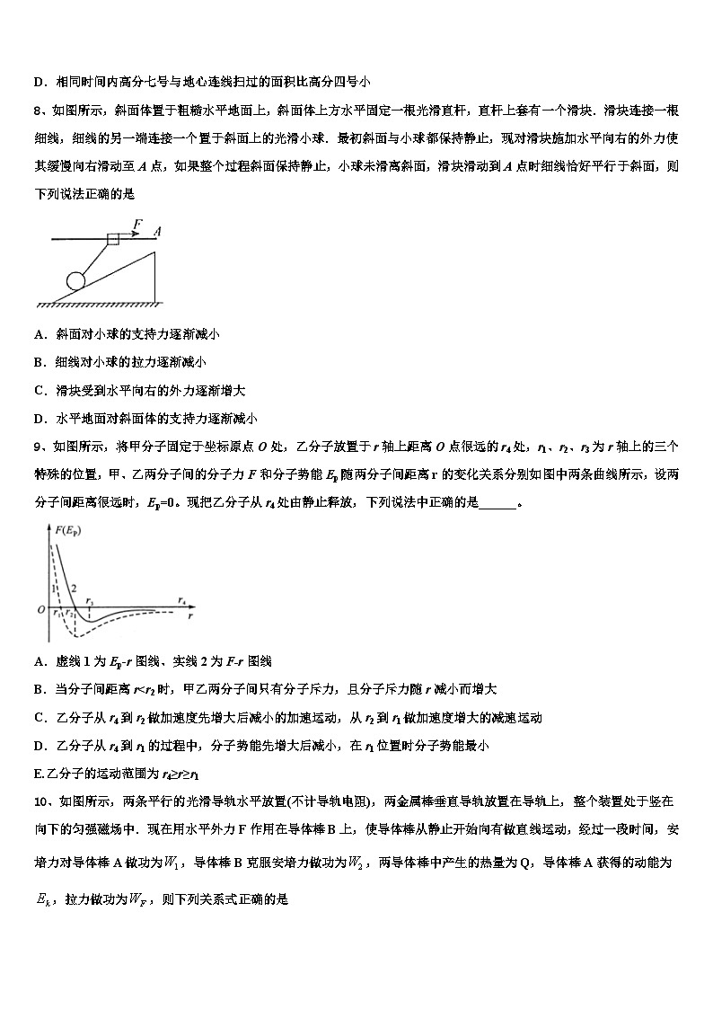 2026届山西省朔州市平鲁区李林中学高三第二次诊断性检测物理试卷含解析第3页