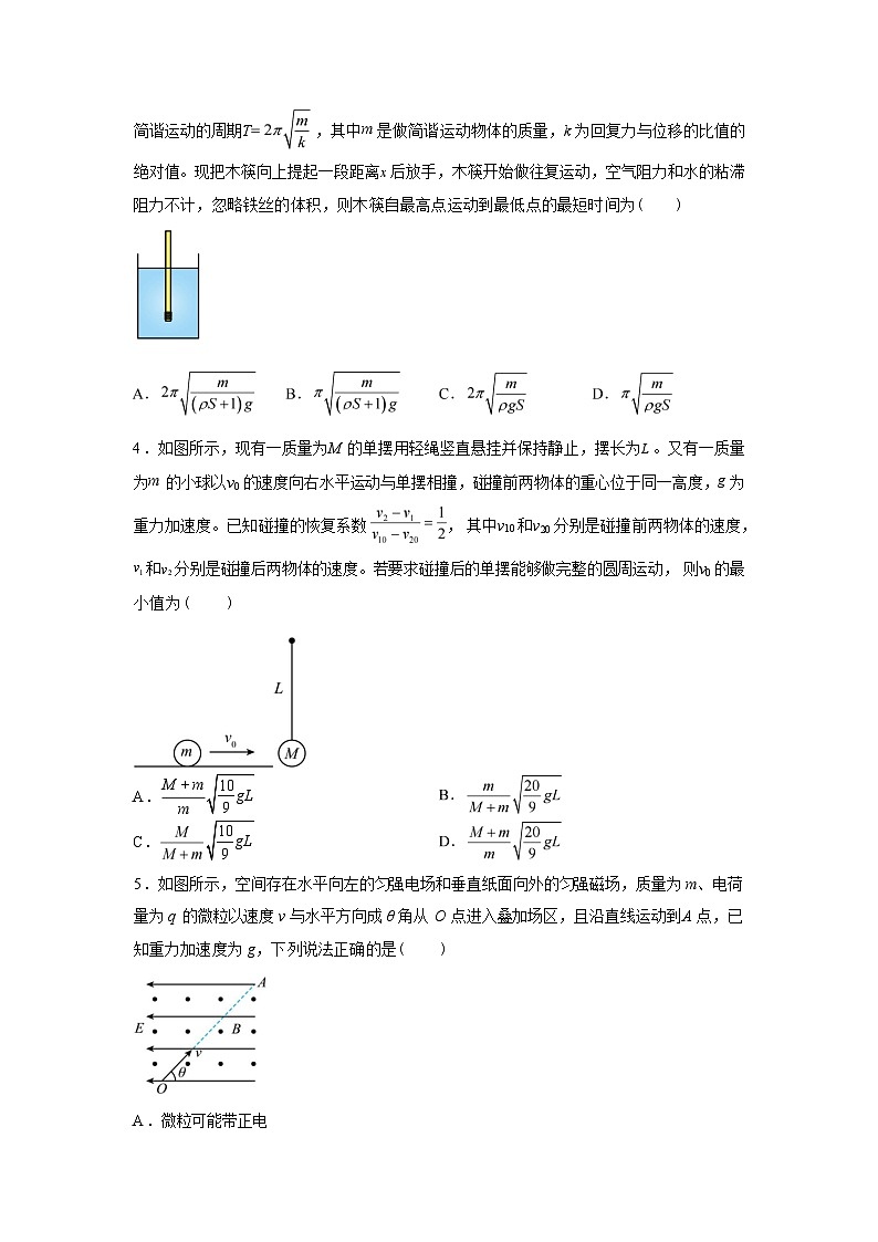 湖南岳阳市平江县颐华高级中学2025-2026学年高二下学期开学考试物理试题含答案第2页