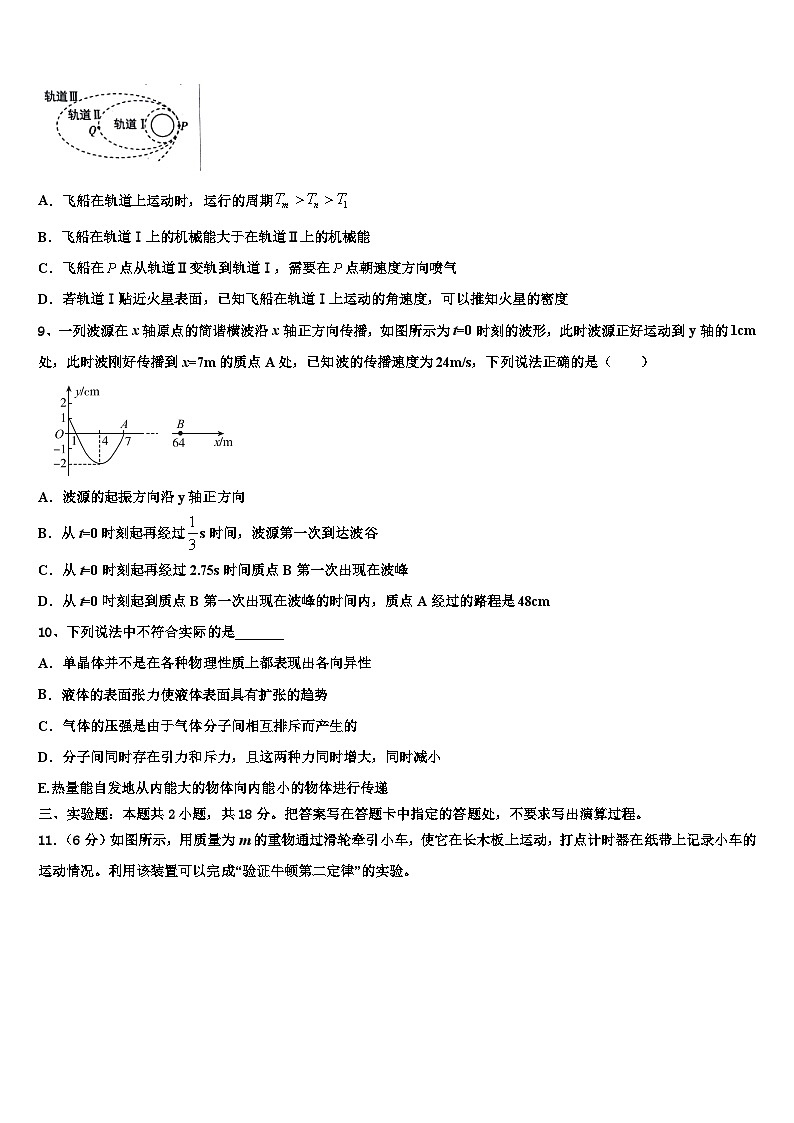 2026届山西省长治市潞州区第二中学高考冲刺押题（最后一卷）物理试卷含解析第3页