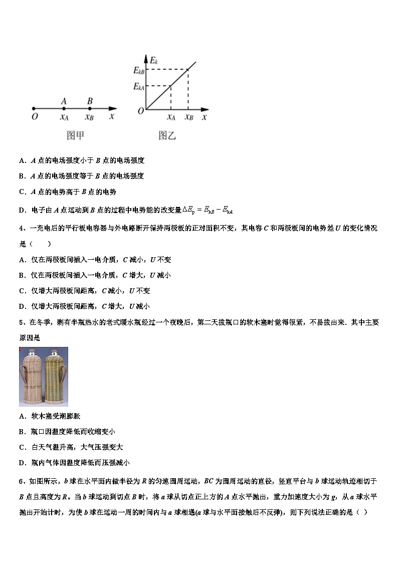 2026届陕西省渭南市临渭区高考压轴卷物理试卷含解析第2页