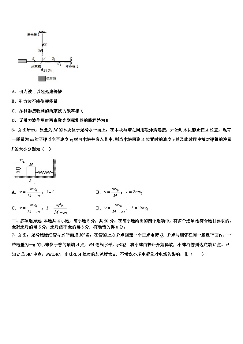 2026届陕西省铜川市王益区高考仿真卷物理试卷含解析第3页
