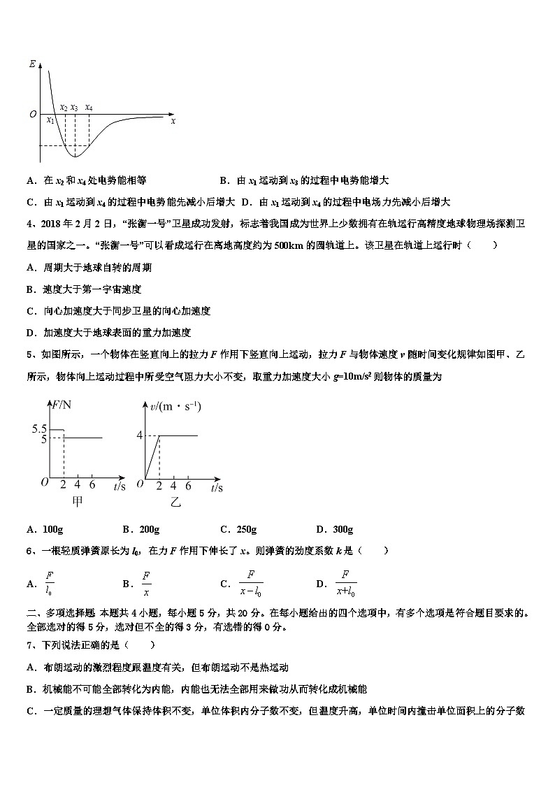 2026届陕西省西安市长安区第五中学高考仿真卷物理试题含解析第2页