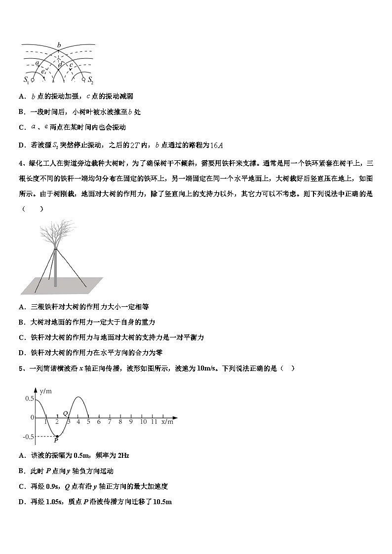 2026届陕西省铜川市王益区高三第四次模拟考试物理试卷含解析第2页