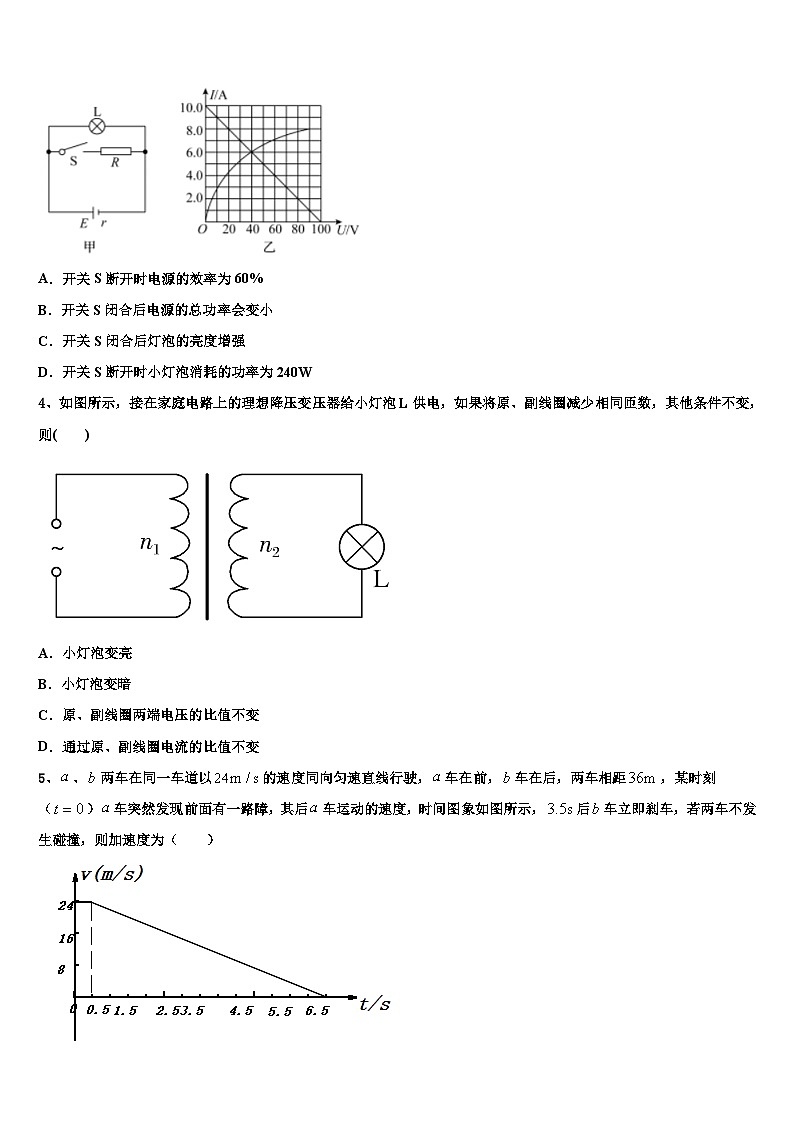2026届陕西省眉县中学高三最后一模物理试题含解析第2页