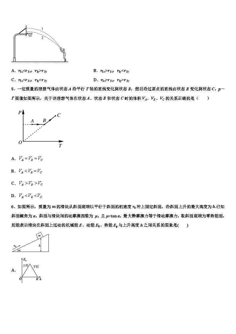 2026届陕西省西安高中高考物理全真模拟密押卷含解析第2页