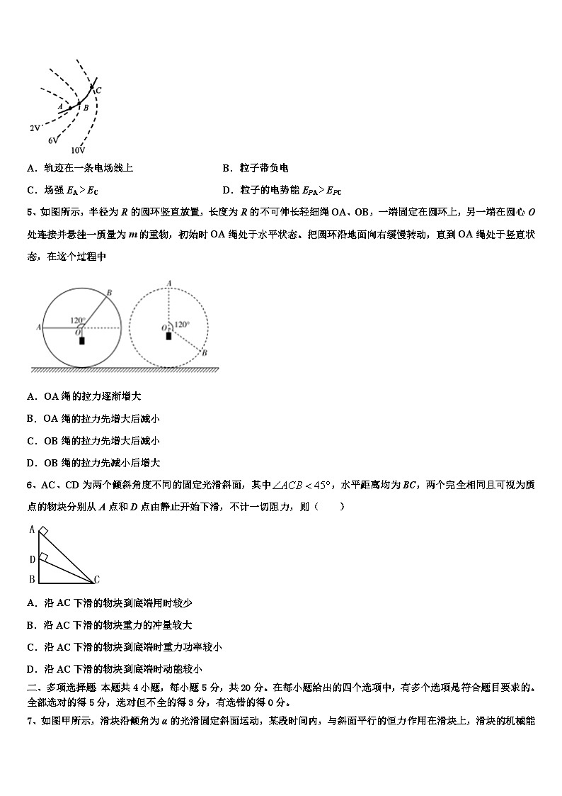 2026届陕西省西安市618中学高三第一次模拟考试物理试卷含解析第2页