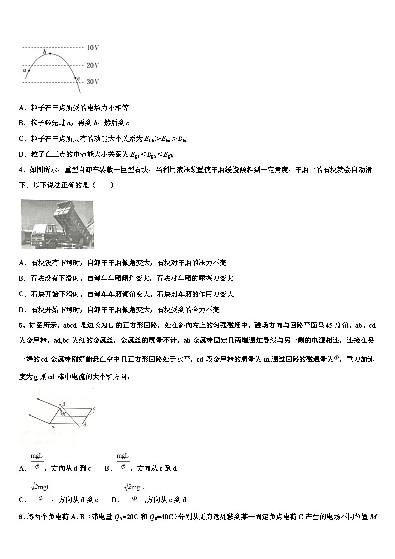 2026届陕西省西安工业大学附属补习学校高三最后一模物理试题含解析第2页