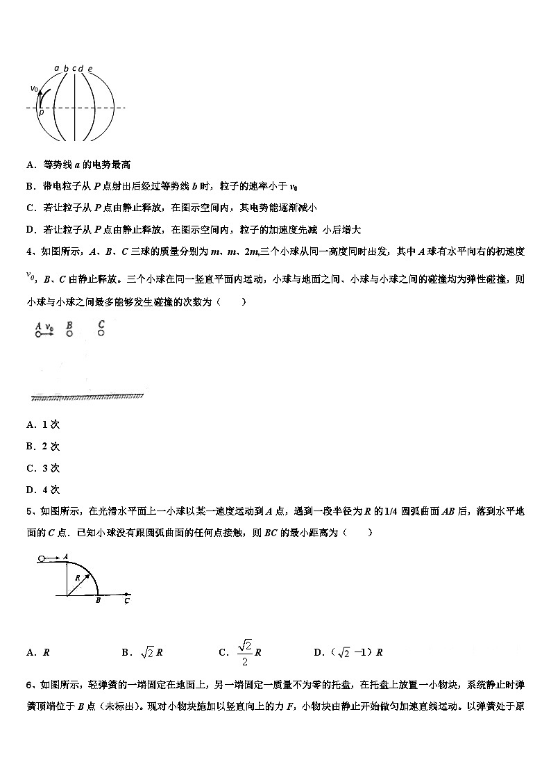 2026届汕头市高三一诊考试物理试卷含解析第2页