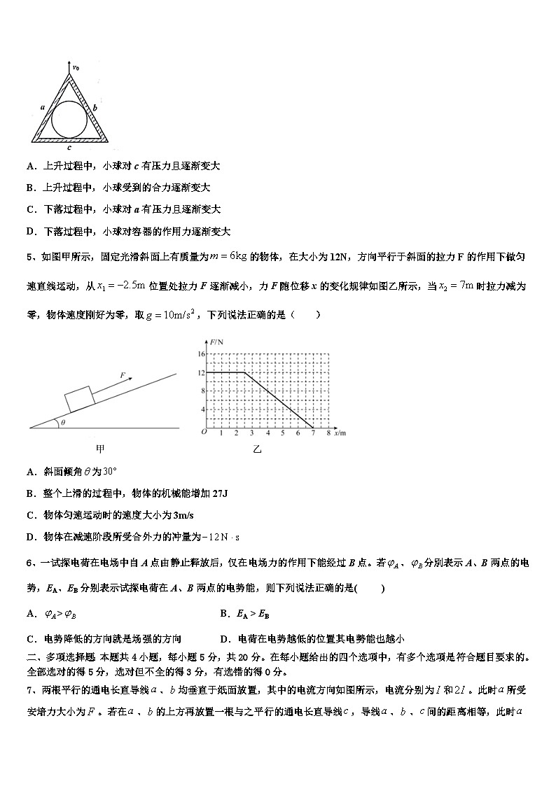 2026届上海市光明中学高考冲刺物理模拟试题含解析第2页