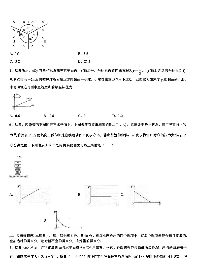 2026届上海市虹口中学高考仿真卷物理试题含解析第2页