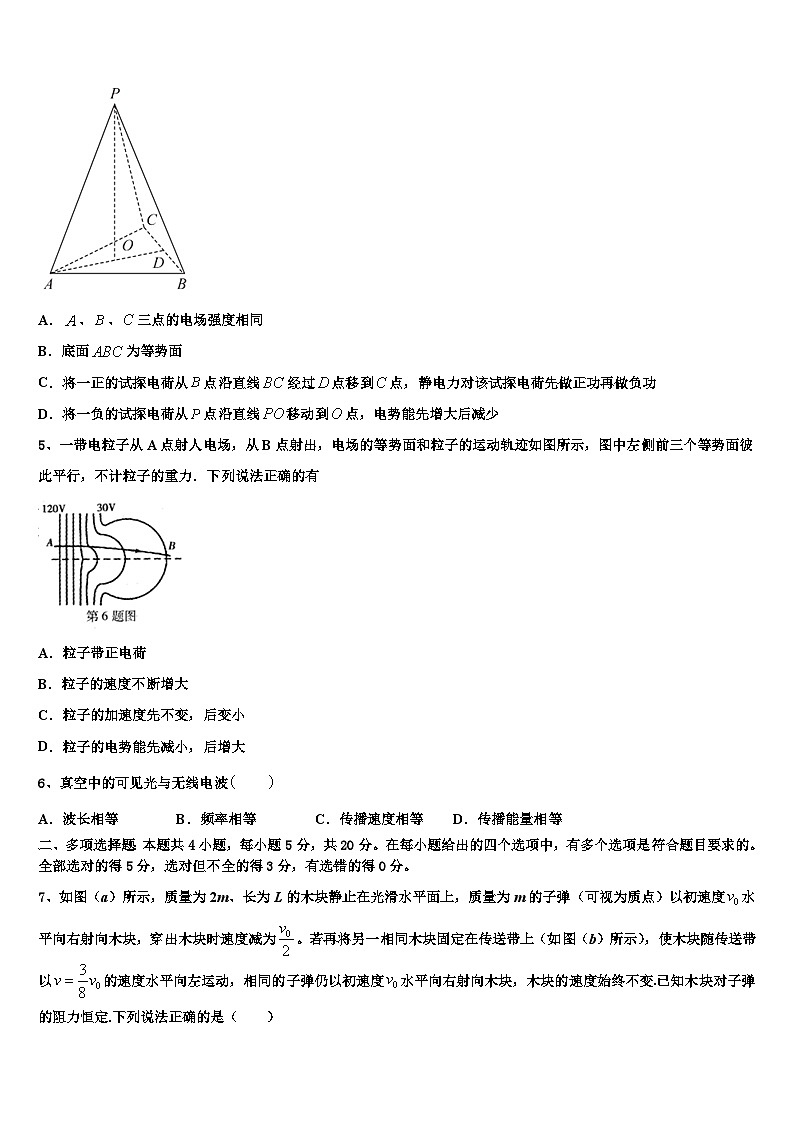 2026届上海市莘庄中学高考物理押题试卷含解析第2页