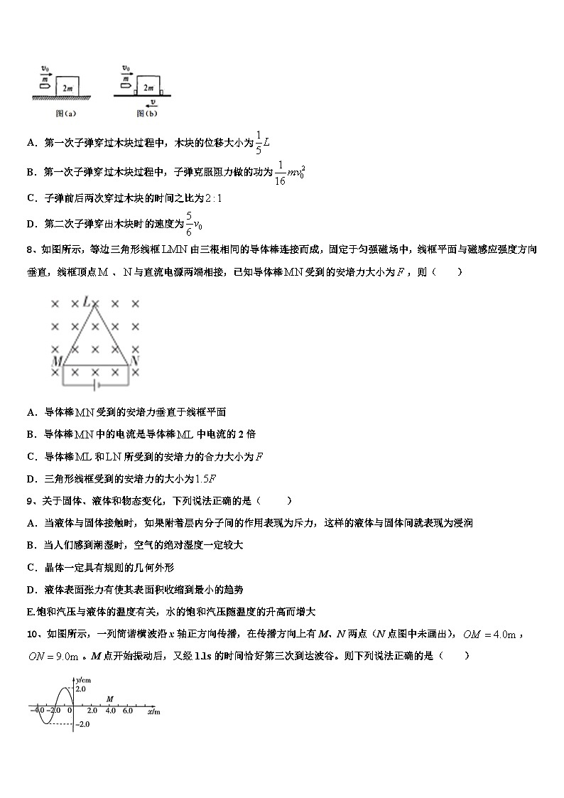 2026届上海市莘庄中学高考物理押题试卷含解析第3页