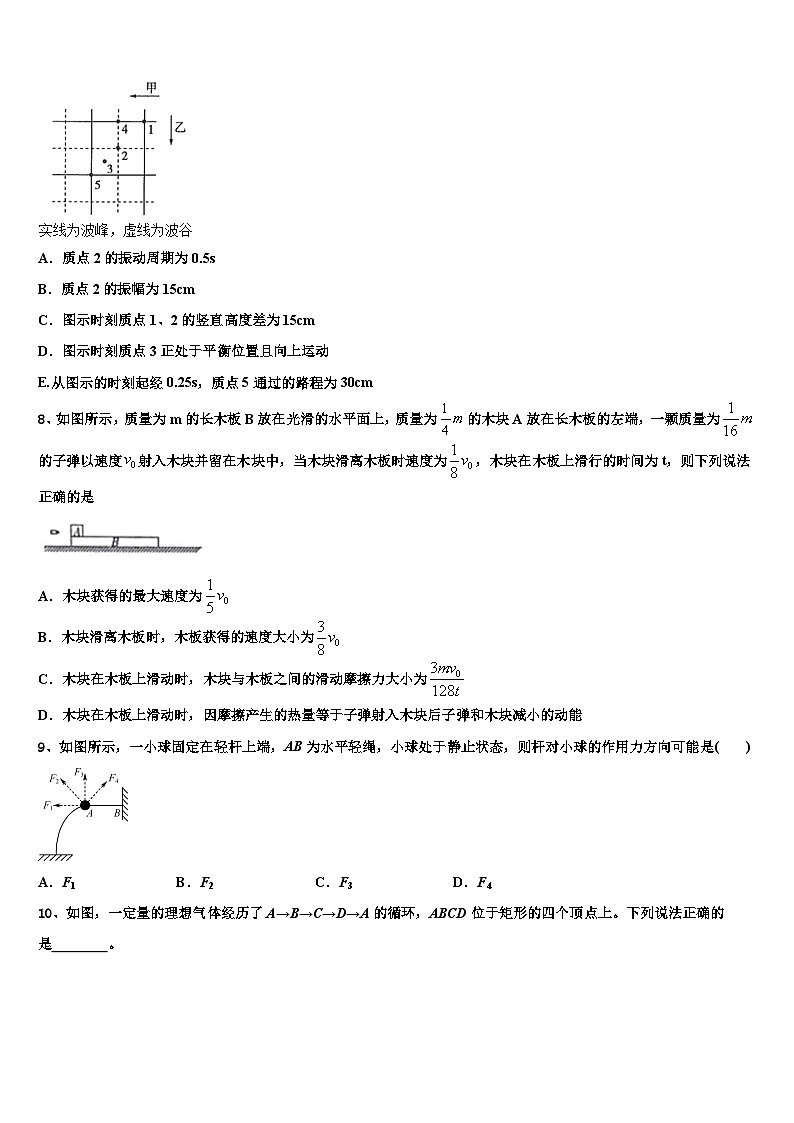 2026届上海市师范大学附属第二外国语学校高考冲刺物理模拟试题含解析第3页
