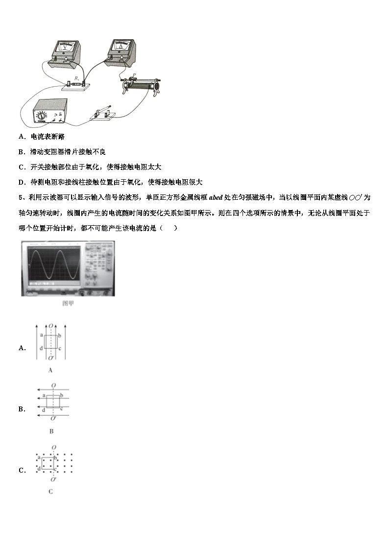 2026届上海市延安中学高考仿真模拟物理试卷含解析第2页