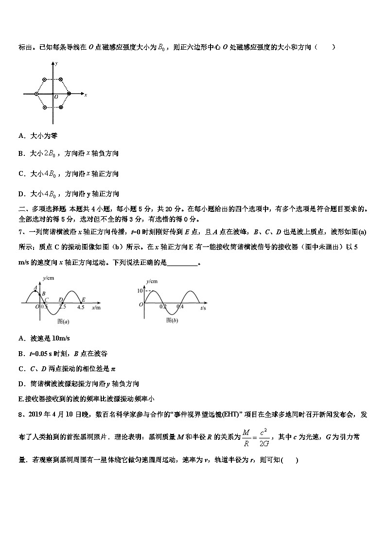 2026届上海外国语大学附属中学高考考前模拟物理试题含解析第3页