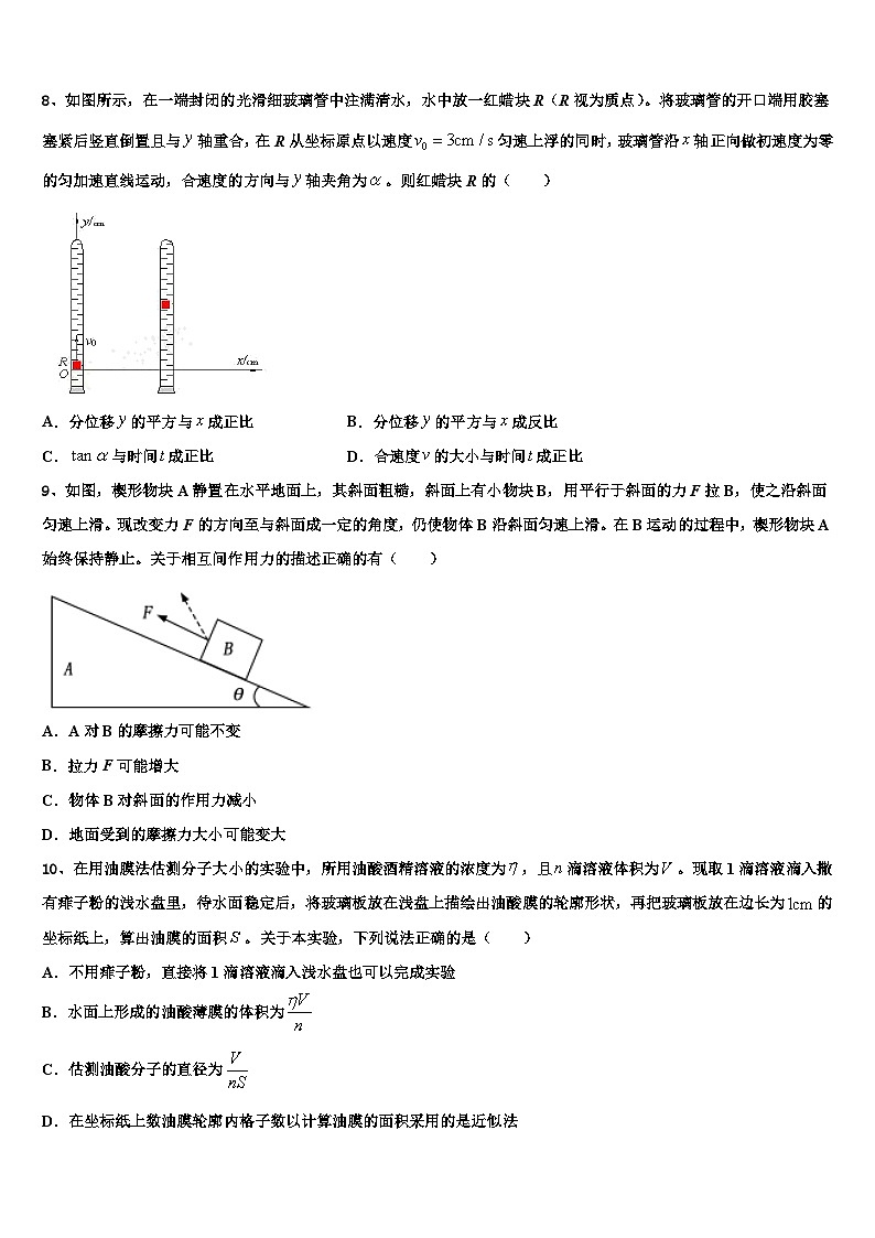 2026届上海市香山中学高三第五次模拟考试物理试卷含解析第3页